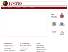 Tablet Screenshot of fortiss.com