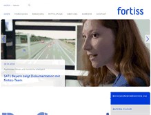 Tablet Screenshot of fortiss.org